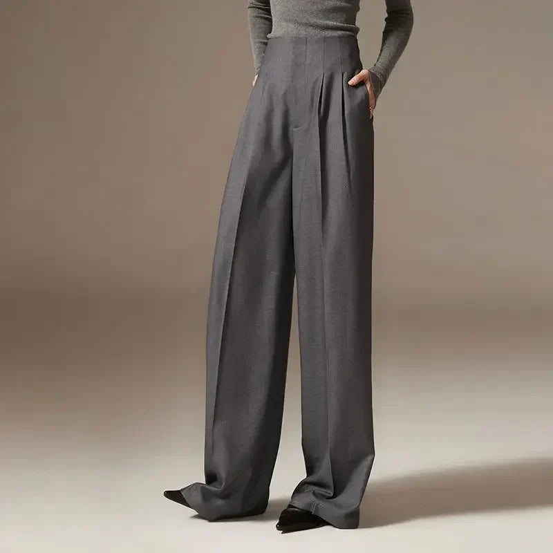 | Wide Leg Draped Pants