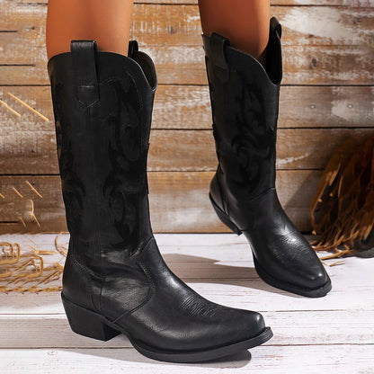 Noir Cowboy Boots