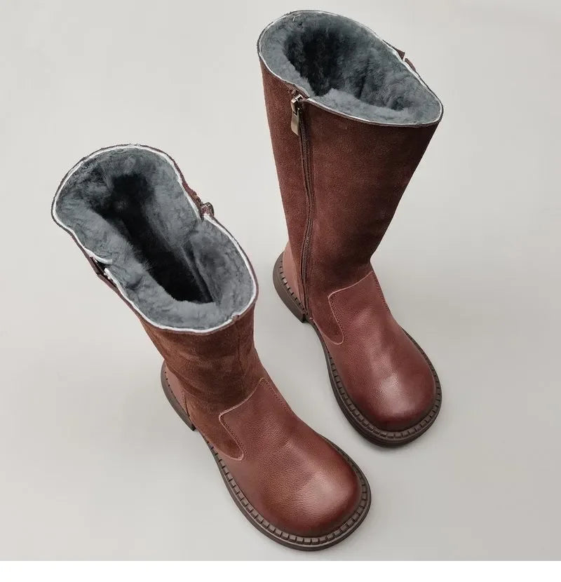 | Shearling Riding Boots