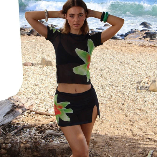 Neon Green Orchid Set
