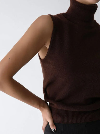 | High-Neck Vest