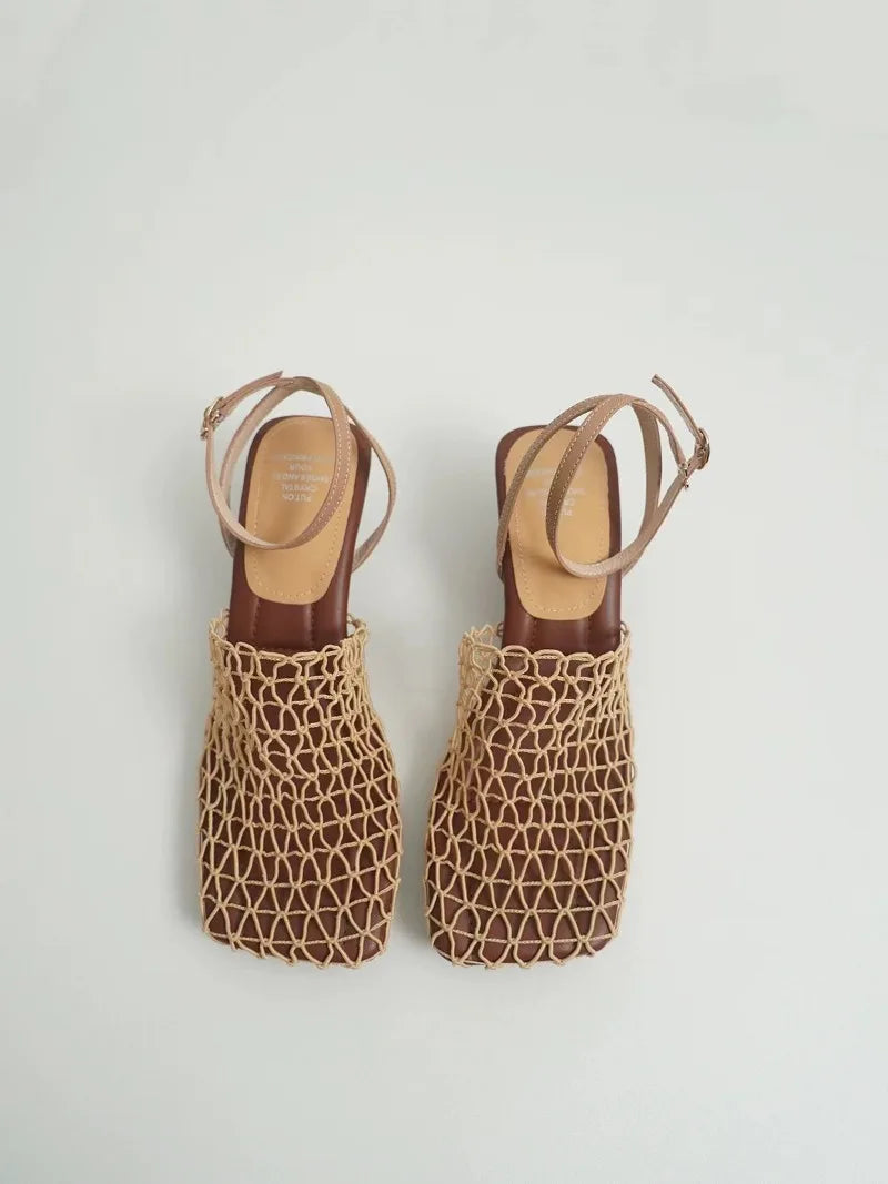 | Mesh Weave Heels