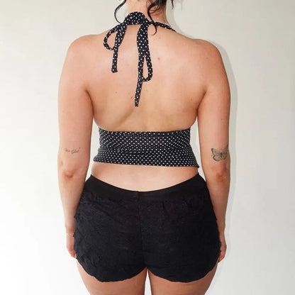 Silky Crisscross Knit Top