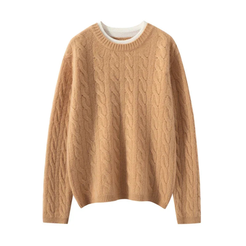 | Cable Cashmere Sweater