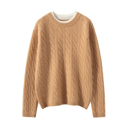 | Cable Cashmere Sweater