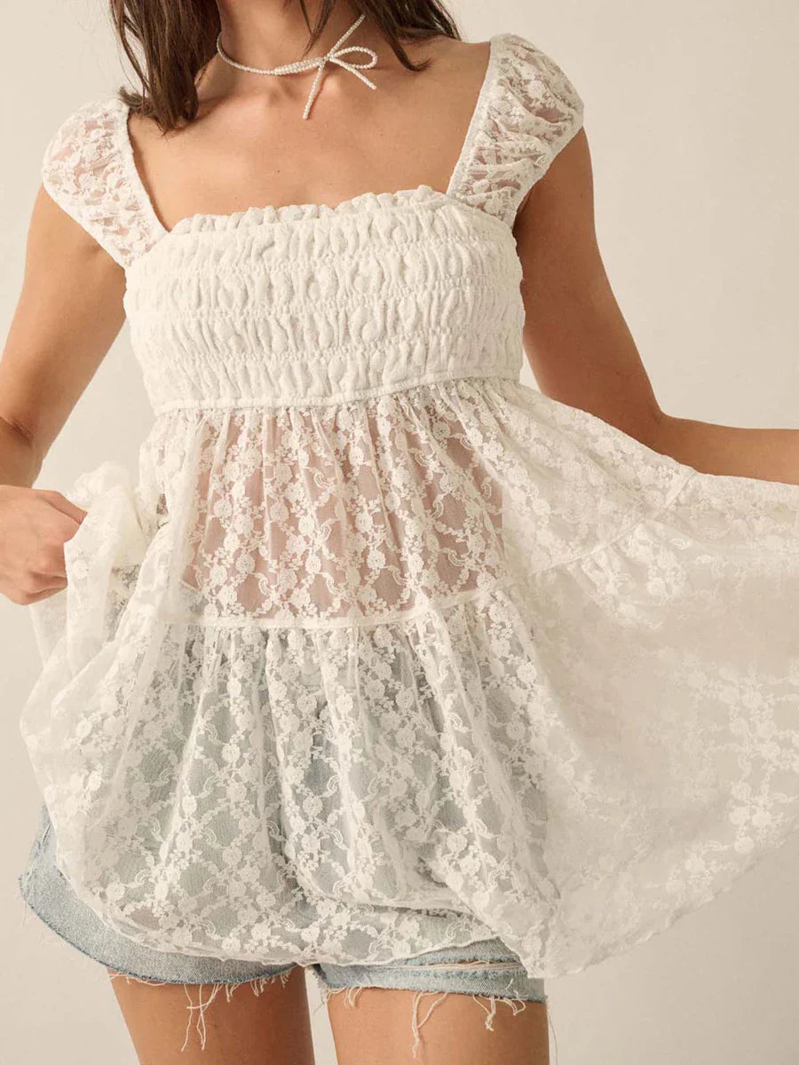 | Summer Cutout Dress Top