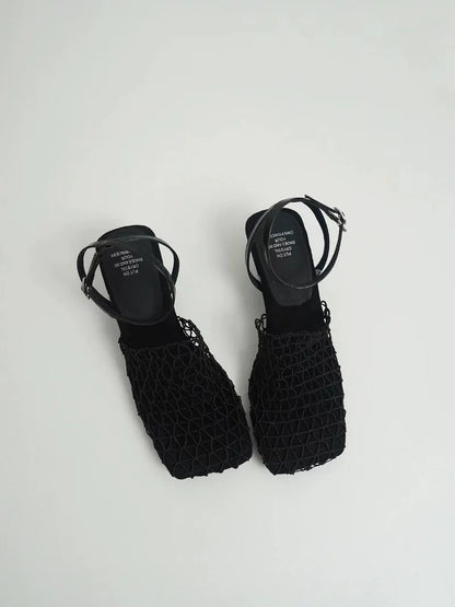 | Mesh Weave Heels