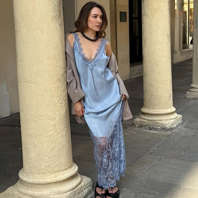 Louve Bleue Slip Dress