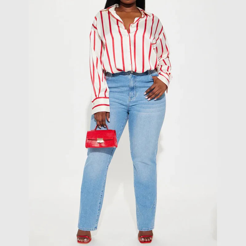 | Satin Stripe Shirt