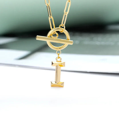 The Initial Toggle Necklace
