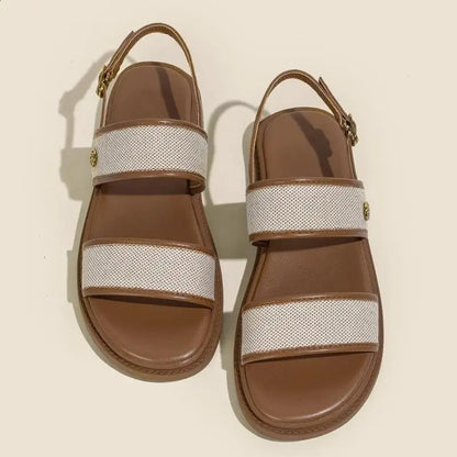 | Italian Woven Strap Sandals