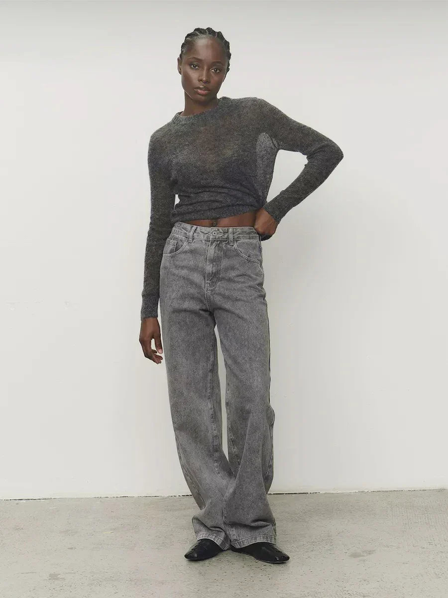 | Mohair Crewneck