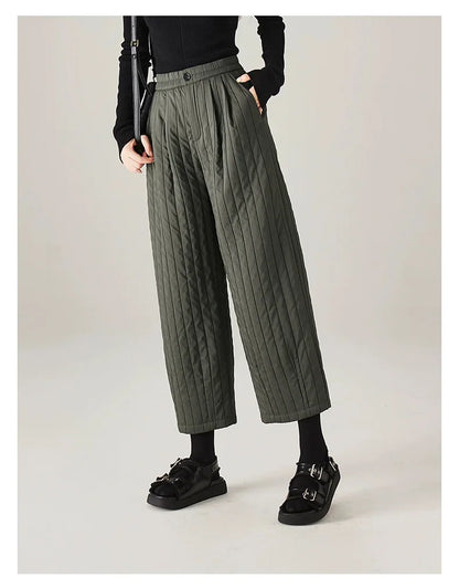 | Cotton Wide-Leg Pants