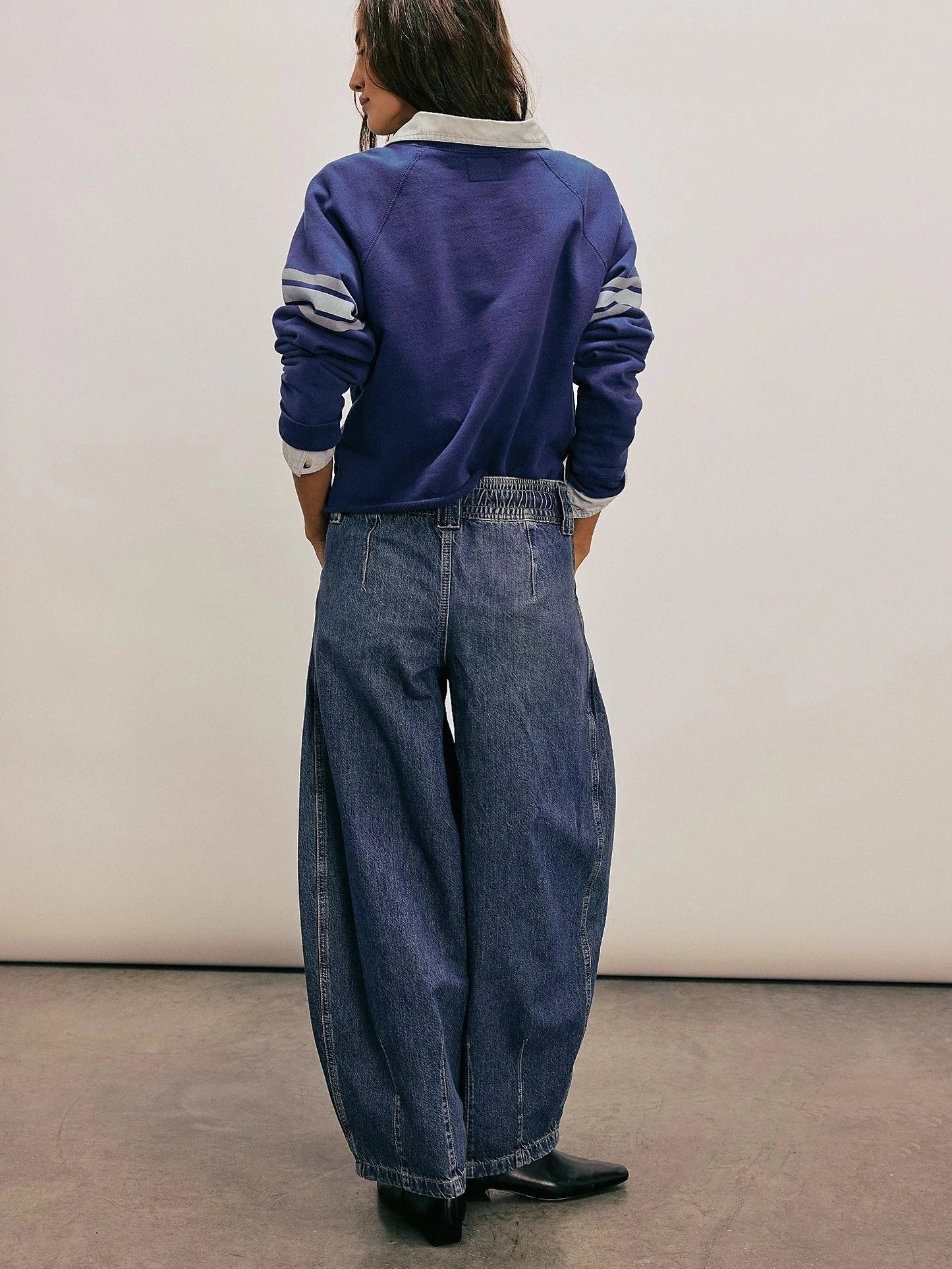 | Drawstring Denim Pants