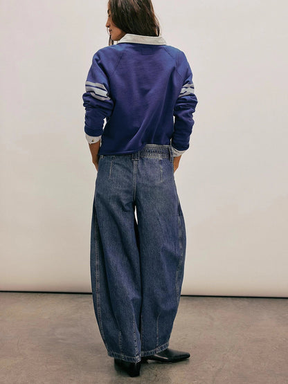 | Drawstring Denim Pants
