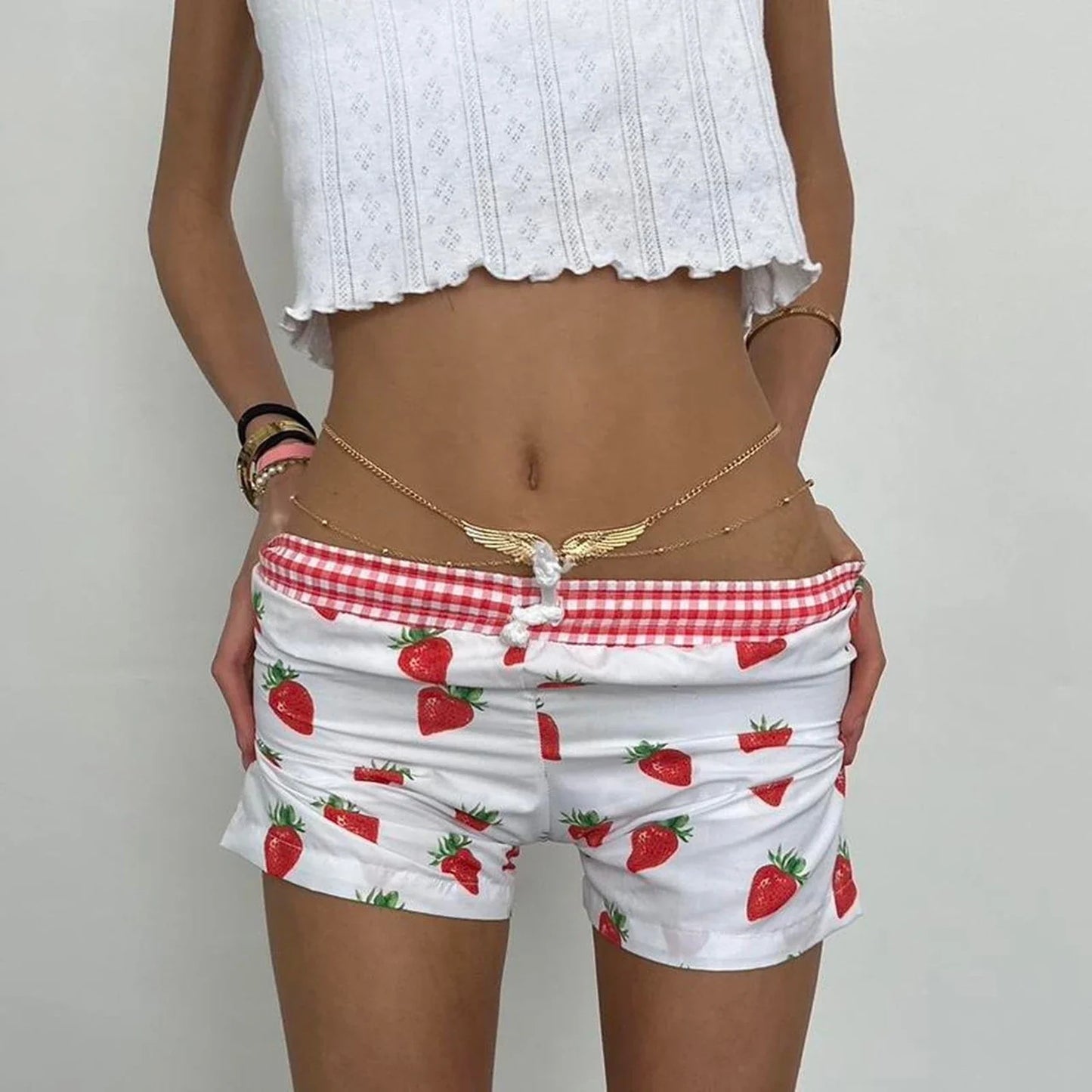 Leopard Low-Rise Y2K Short