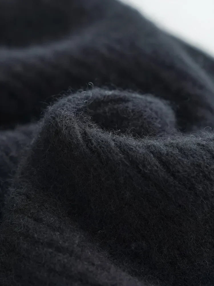 | Wool Knitted Wide Leg Pants