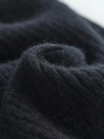 | Wool Knitted Wide Leg Pants