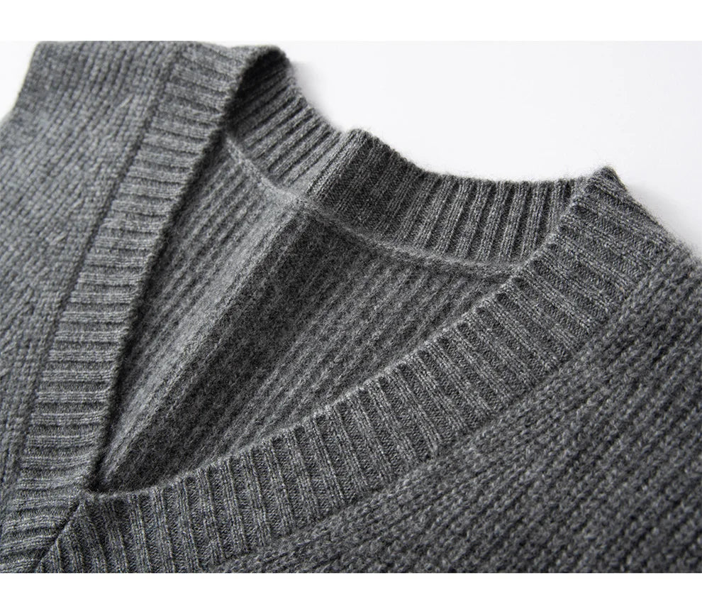 | Ribbed Cashmere Vest
