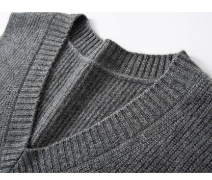 | Ribbed Cashmere Vest