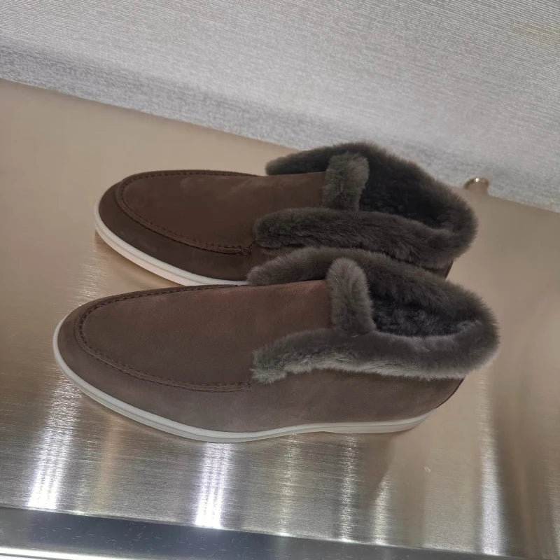 | Shearling Loafer Boots