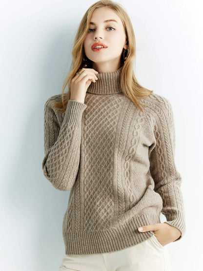 | Cable-Knit Classic Sweater