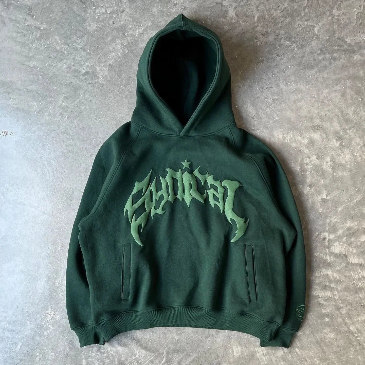 Gothic Star Oversized Hoodie
