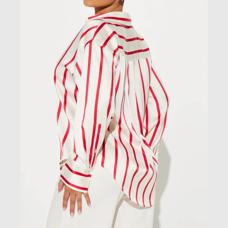 | Satin Stripe Shirt