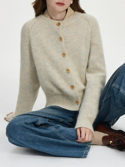 Loose Fit Winter Office Style Cardigan