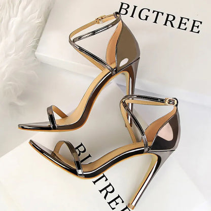 Sparkle Sequins Stiletto Heels Women Pumps - 10 cm Sexy High Heels