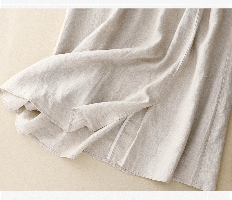 | 100% Linen Skirt