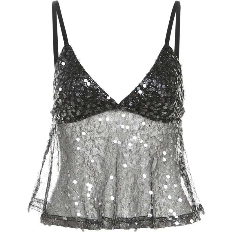 Tezza Sequined Cami