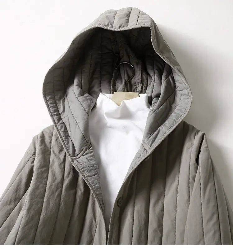 | Quilted Hooded Coat