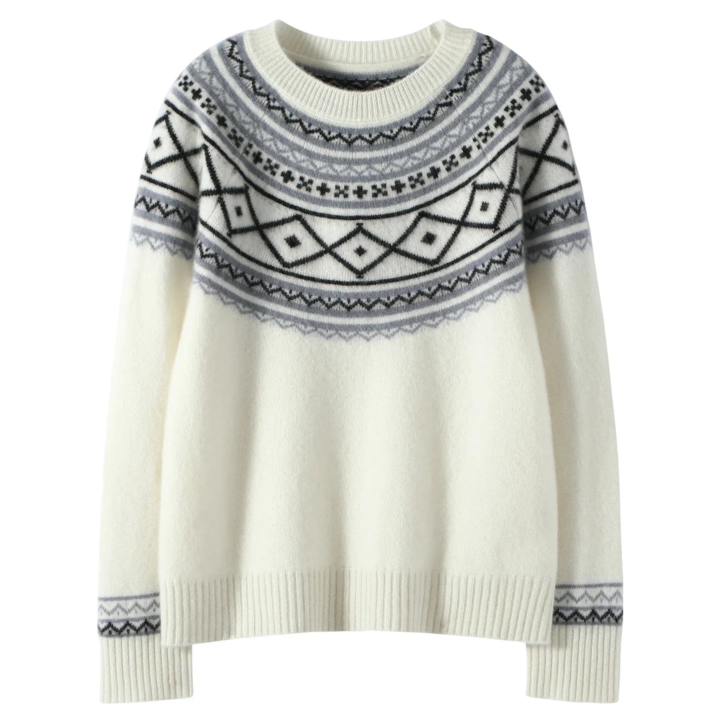 | Alpine Jacquard Cashmere Knit