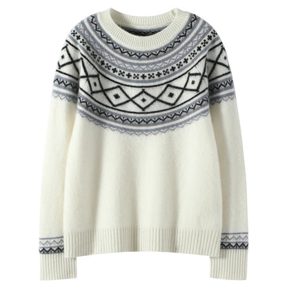 | Alpine Jacquard Cashmere Knit