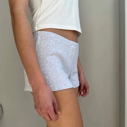 Washed Loose Retro Denim Short