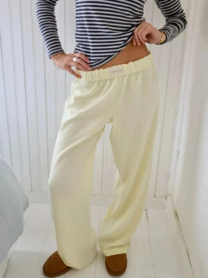 Cotton Pocket Straight Pant