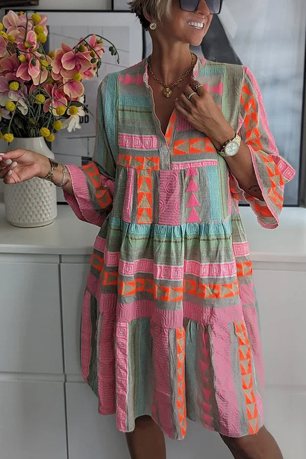 The Juliane — Tiered Swing Dress