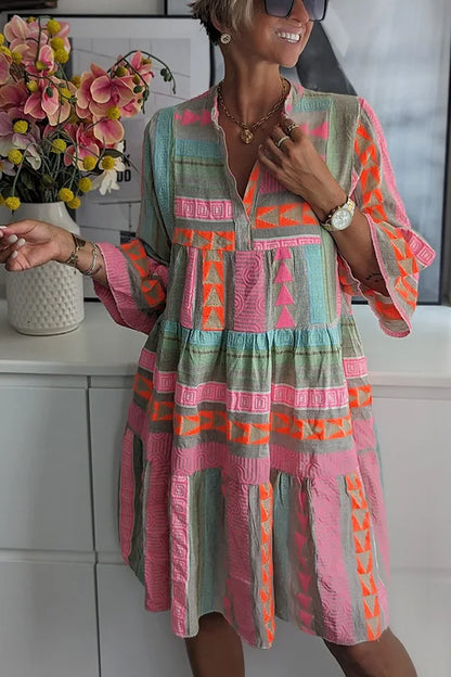 The Juliane — Tiered Swing Dress