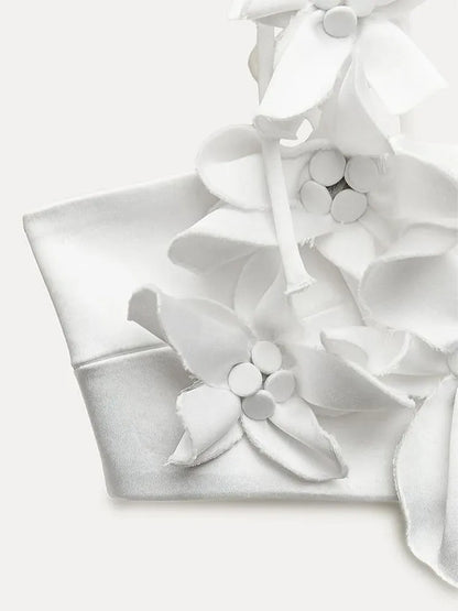 Floral Decor  Fashion Sexy  Crop Top