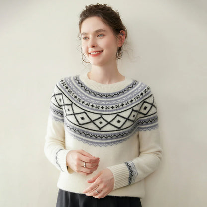 | Alpine Jacquard Cashmere Knit