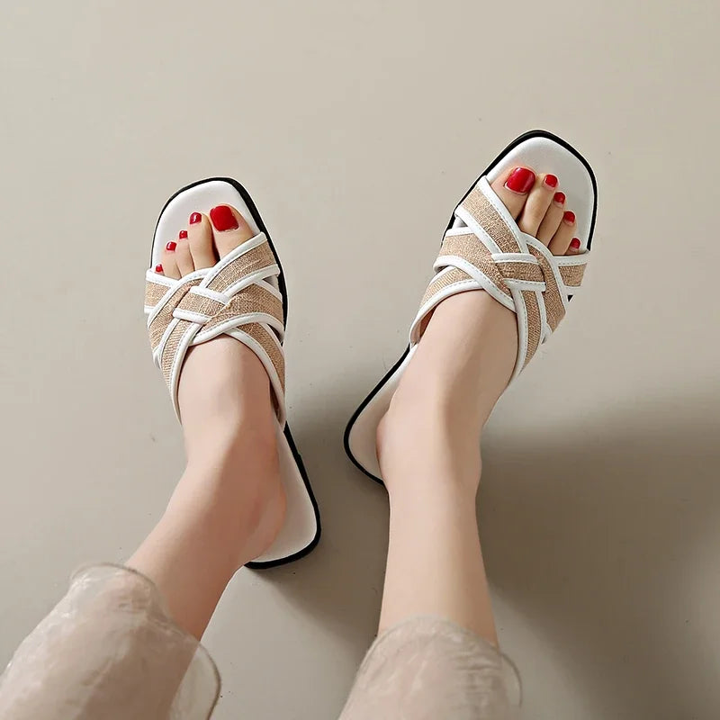 | Woven Flat Slides