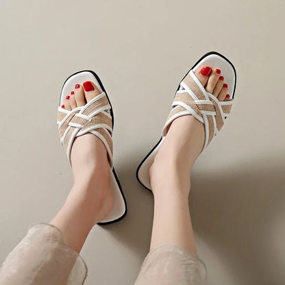 | Woven Flat Slides
