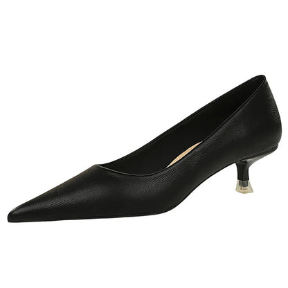 Spring Kitten Heels Professional OL Women Pumps Stilettos Lady Shoes