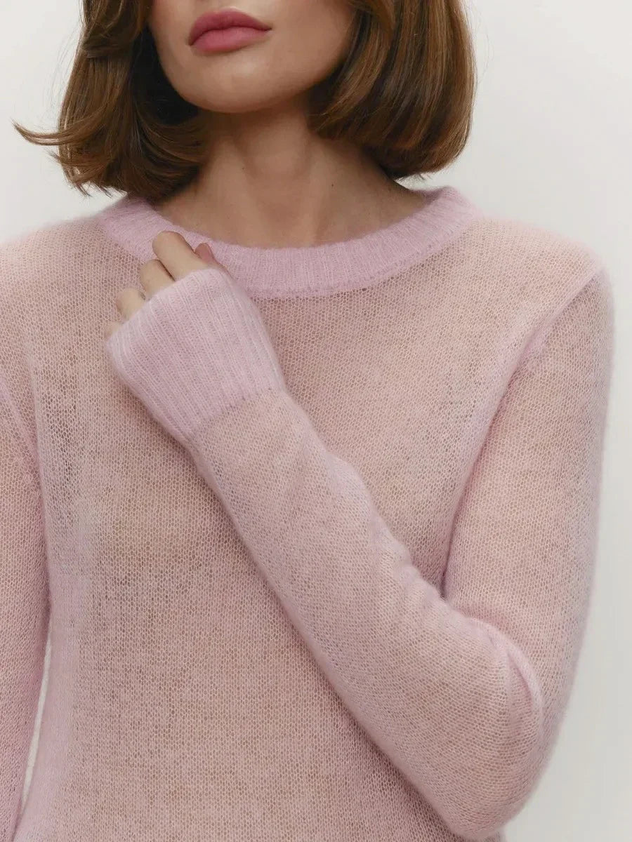 | Mohair Crewneck