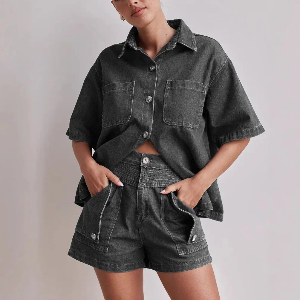 | 100% Cotton Denim Set
