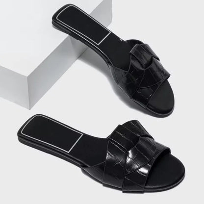 | Flat Buckle Sandals