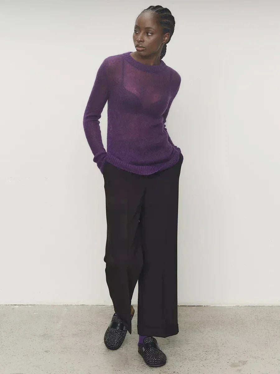 | Mohair Crewneck