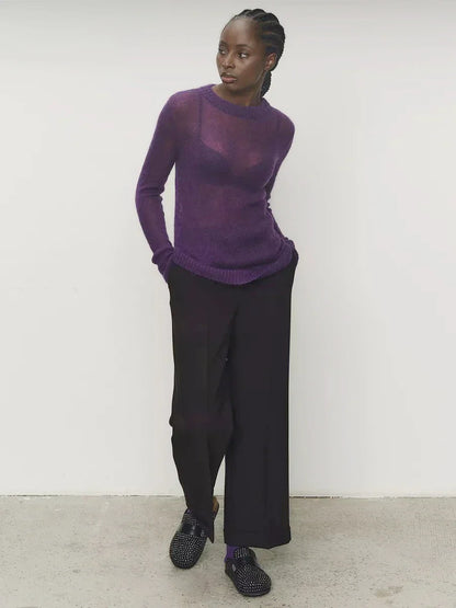 | Mohair Crewneck