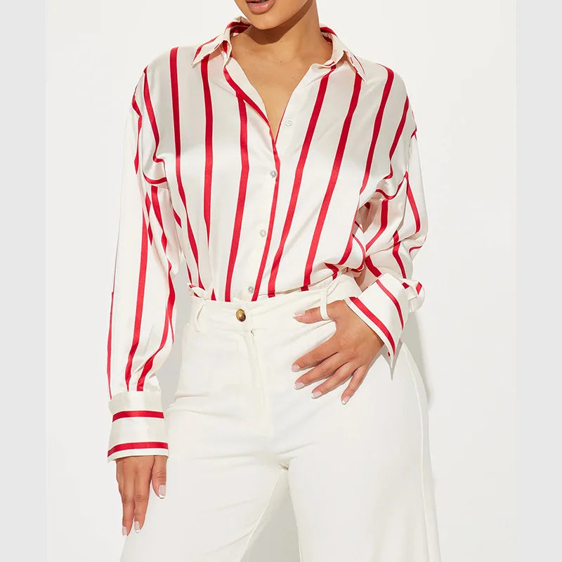 | Satin Stripe Shirt